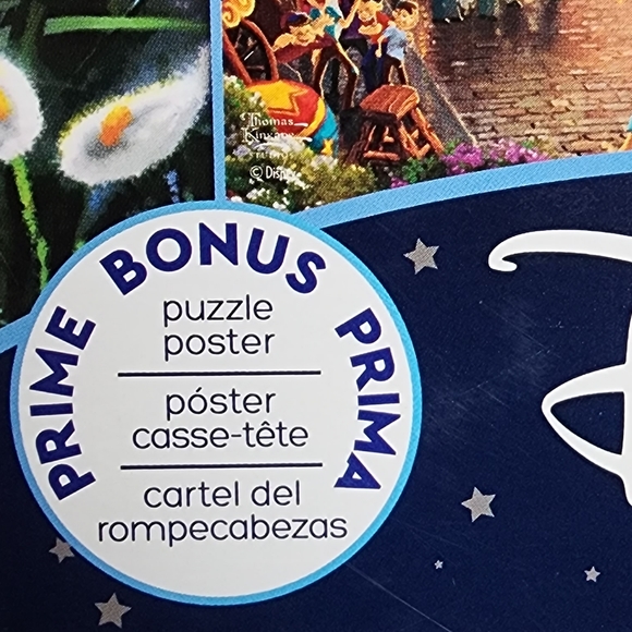 Disney Dreams Collection 4 Puzzles • 500 pieces each • 1 Box • Thomas Kinkade - Picture 8 of 9